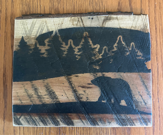 Rustic Wood Bear