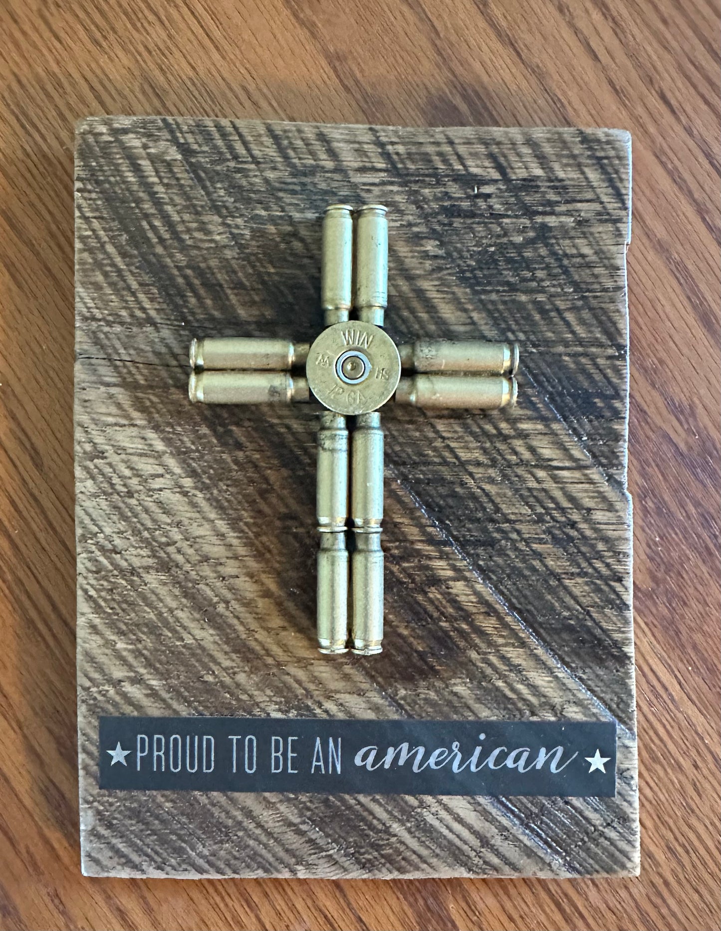 Bullet casing cross